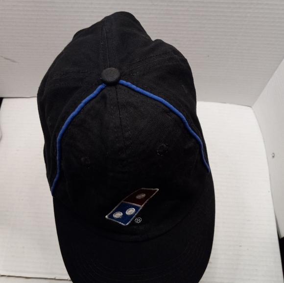 Domino’s Pizza Embroidery Logo Black Unisex Print Regular Adjustable Strap Cap - Picture 4 of 10